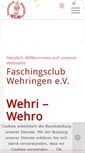 Mobile Screenshot of faschingsclub-wehringen.de